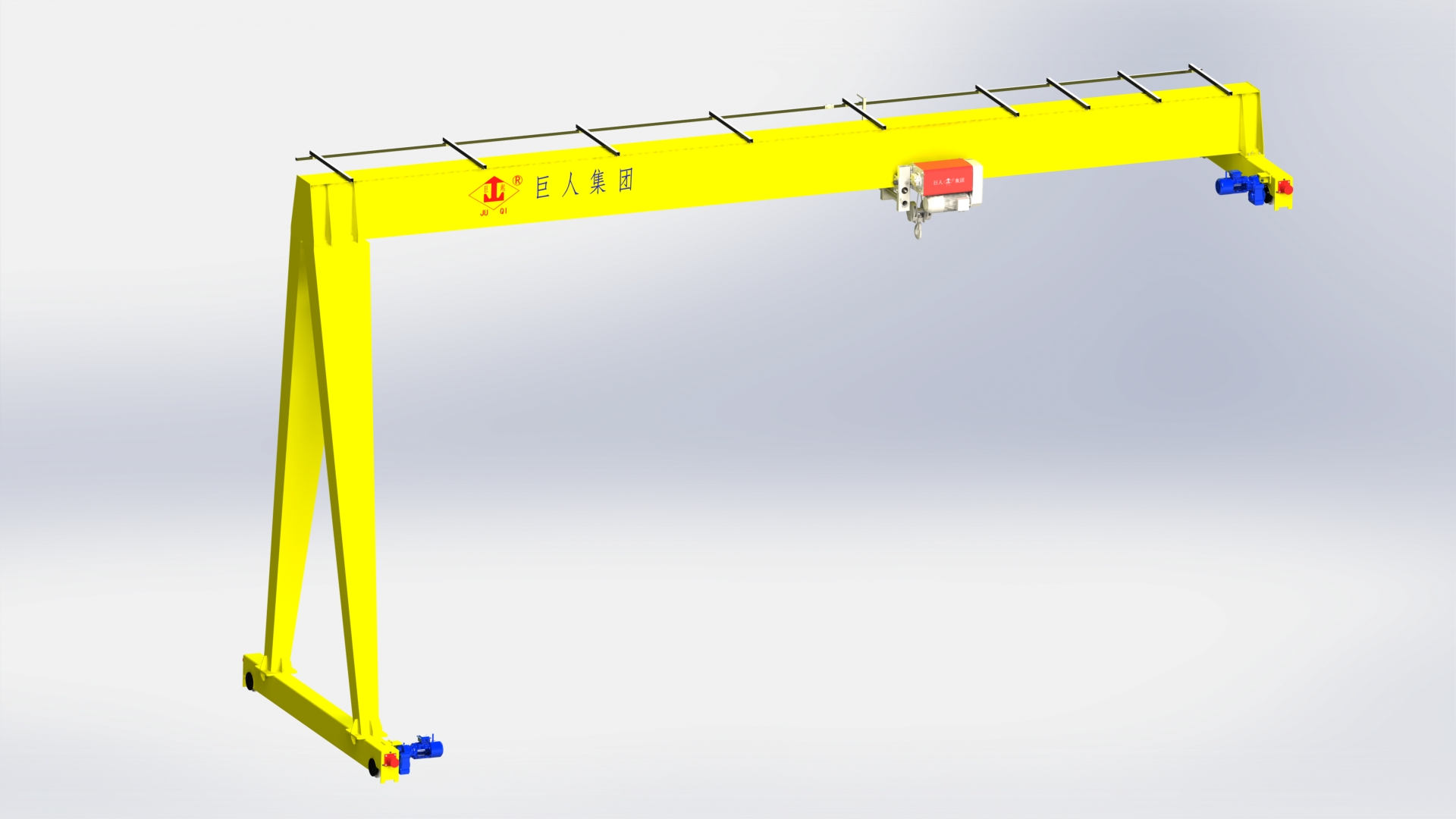 新型半龙门式起重机