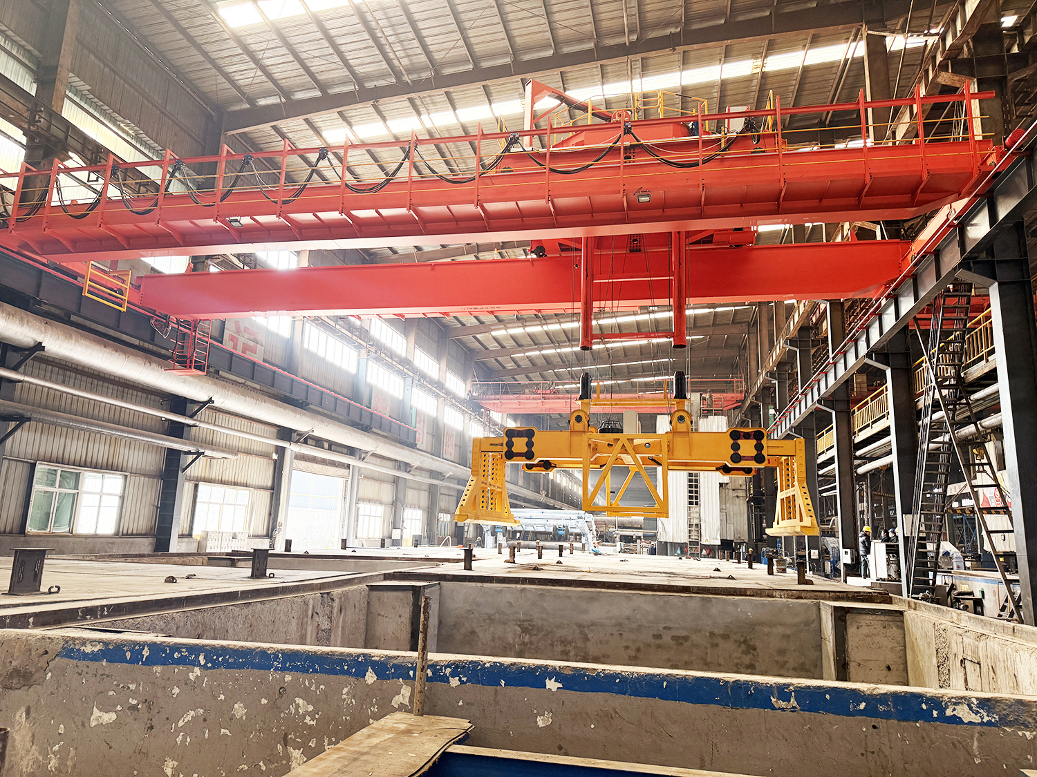 铸管养生专用起重机